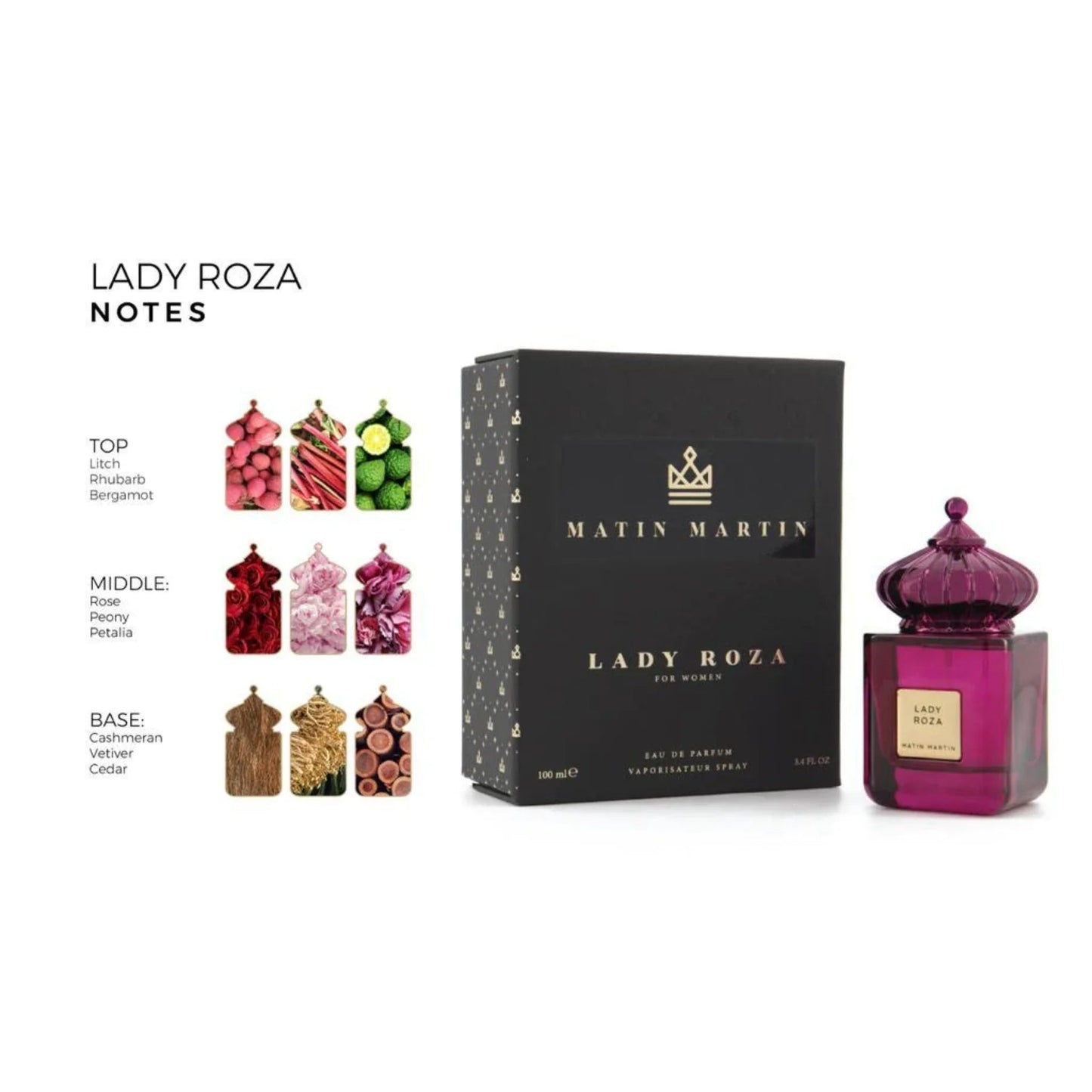 LADY ROZA EAU DE PARFUM MATIN MARTIN
