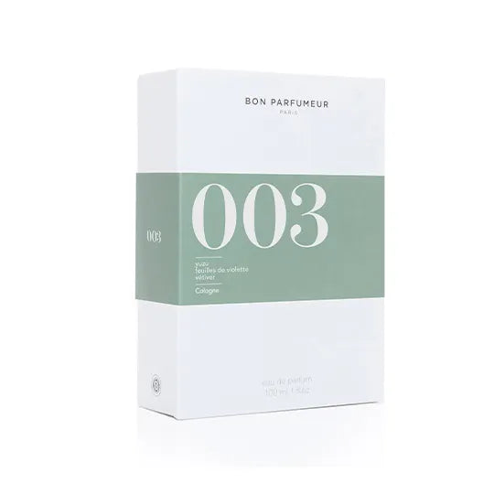 003 YUZU, VIOLET LEAVES, VETIVER BON PARFUMEUR