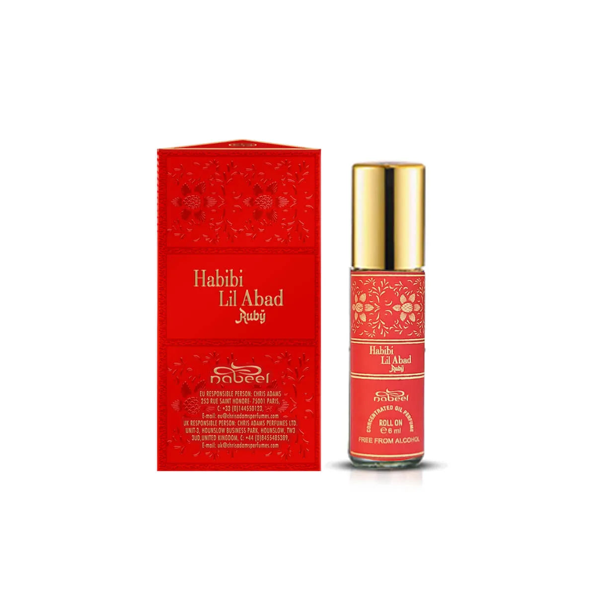 HABIBI LIL ABAD RUBY PROFUMO IN OLIO ROLL-ON NABEEL