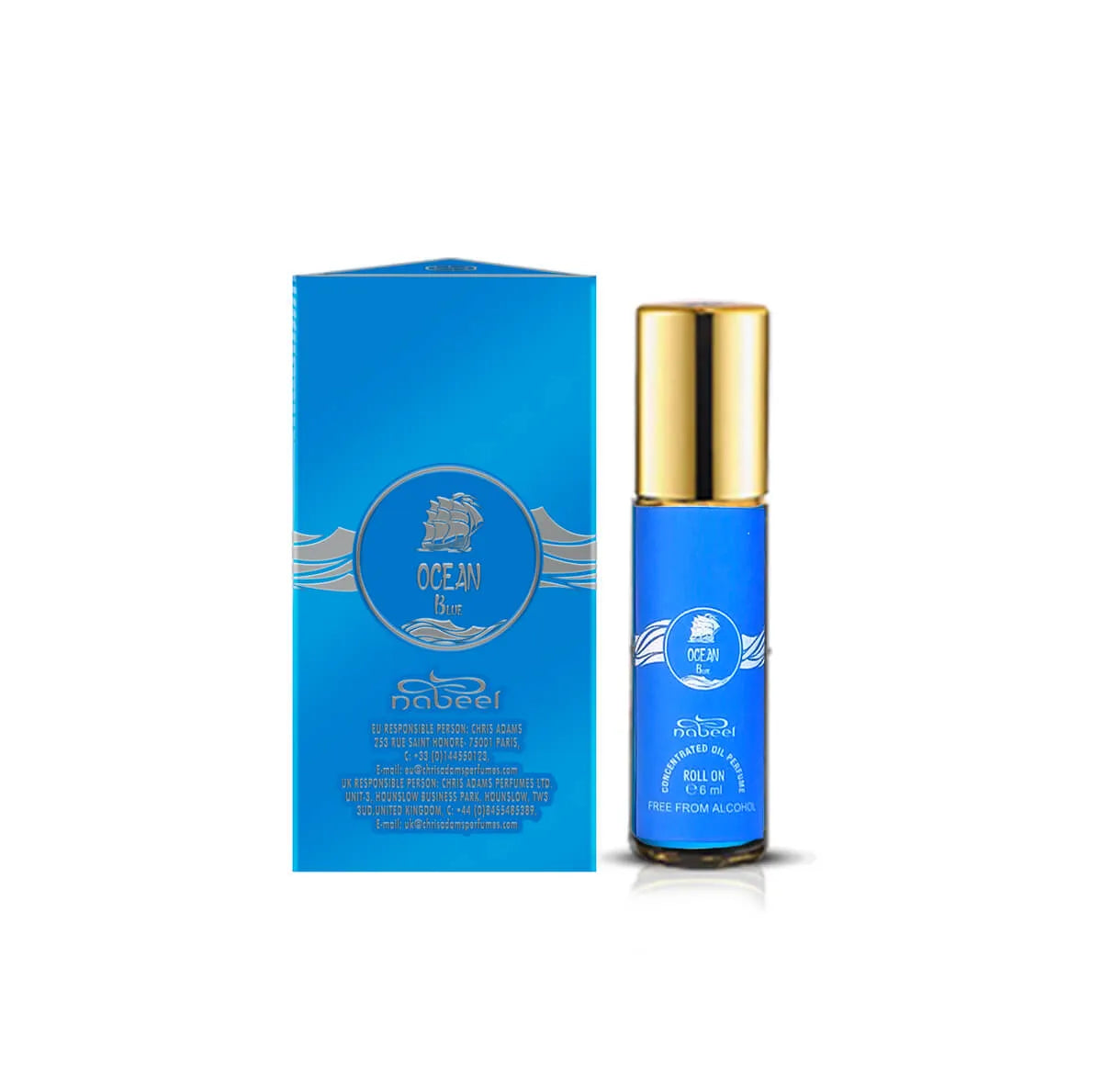 OCEAN BLUE PROFUMO IN OLIO ROLL-ON NABEEL
