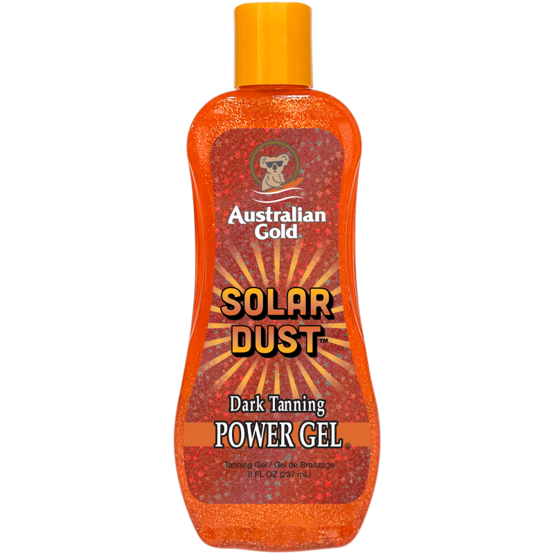 GEL ABBRONZANTE CON GLITTER SOLAR DUST AUSTRALIAN GOLD