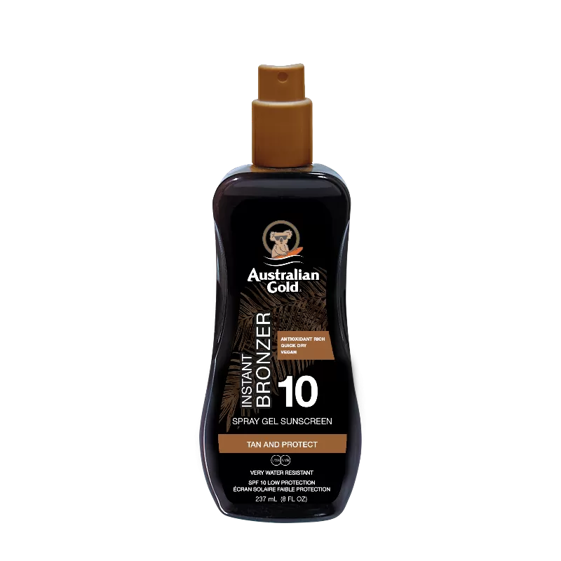 SPRAY GEL WITH BRONZER SPF 10 AUSTRALIAN GOLD