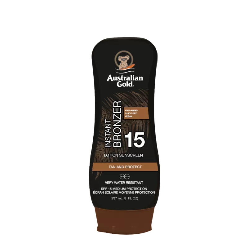 LOTION WITH BRONZER SPF 15 AUSTRALIAN GOLD