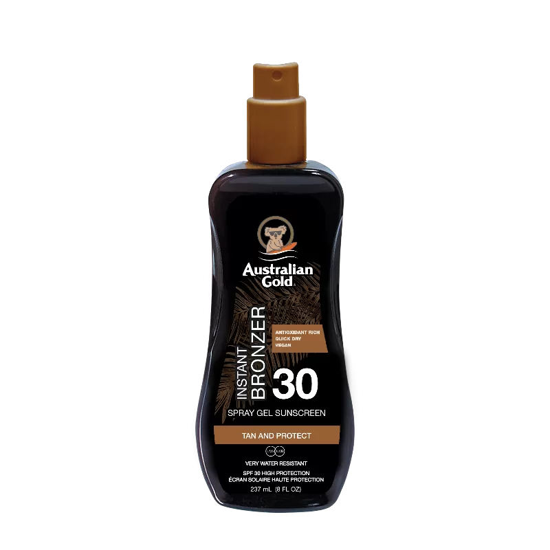 SPRAY GEL WITH BRONZER SPF 30 AUSTRALIAN GOLD