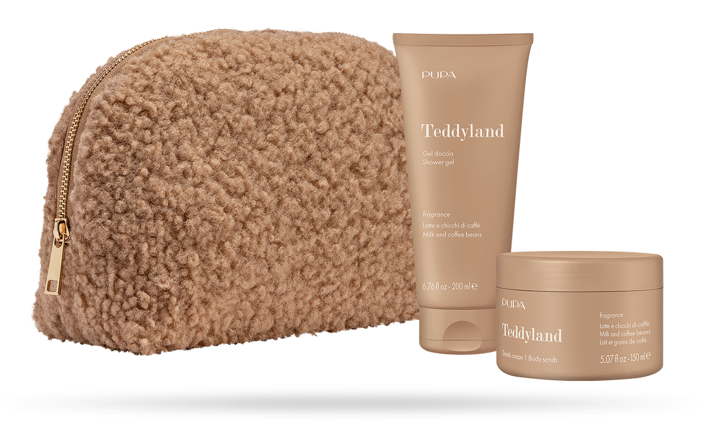TEDDYLAND KIT 1 BAGNOSCHIUMA + SCRUB CORPO PUPA