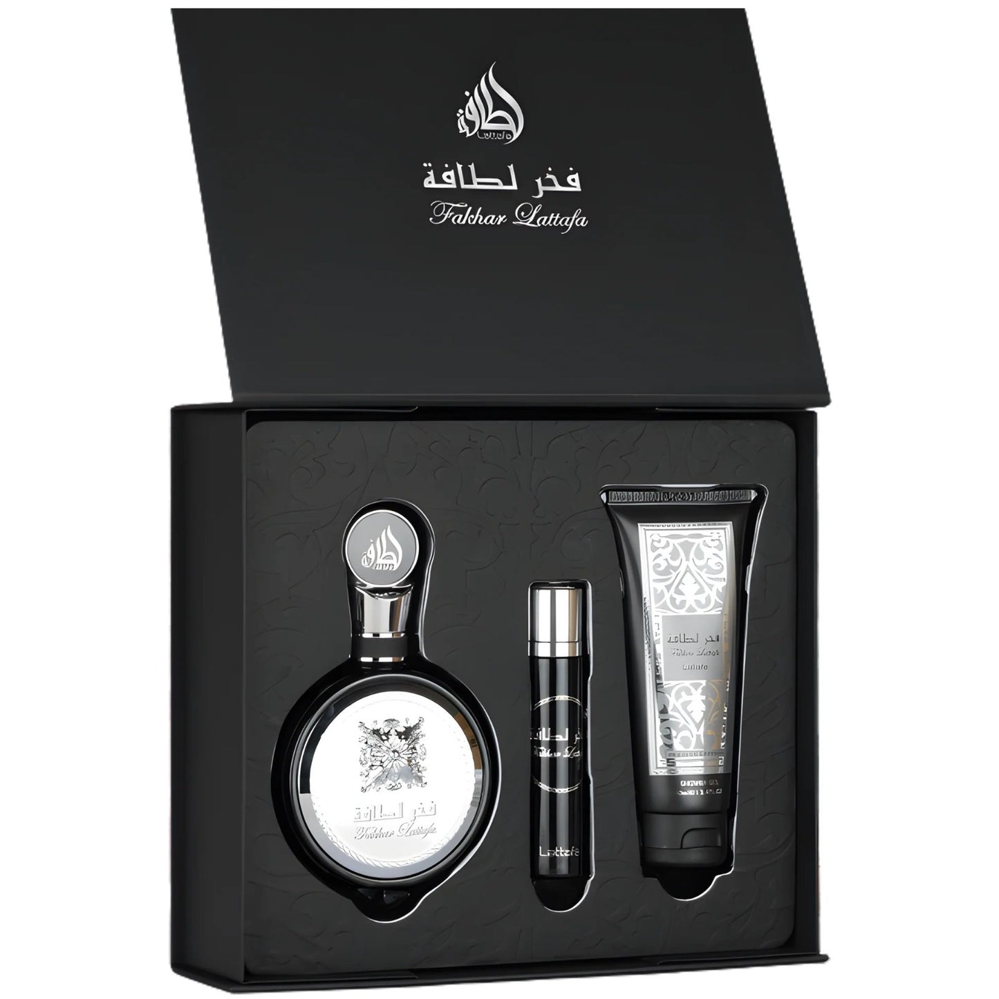FAKHAR BLACK EAU DE PARFUM KIT LATTAFA