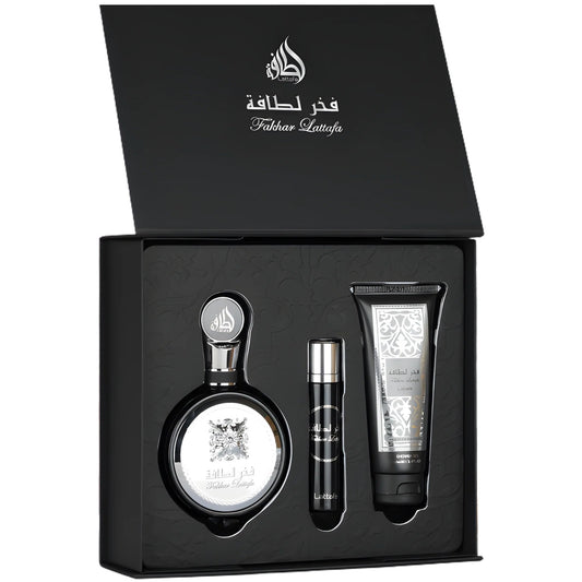 FAKHAR BLACK EAU DE PARFUM KIT LATTAFA