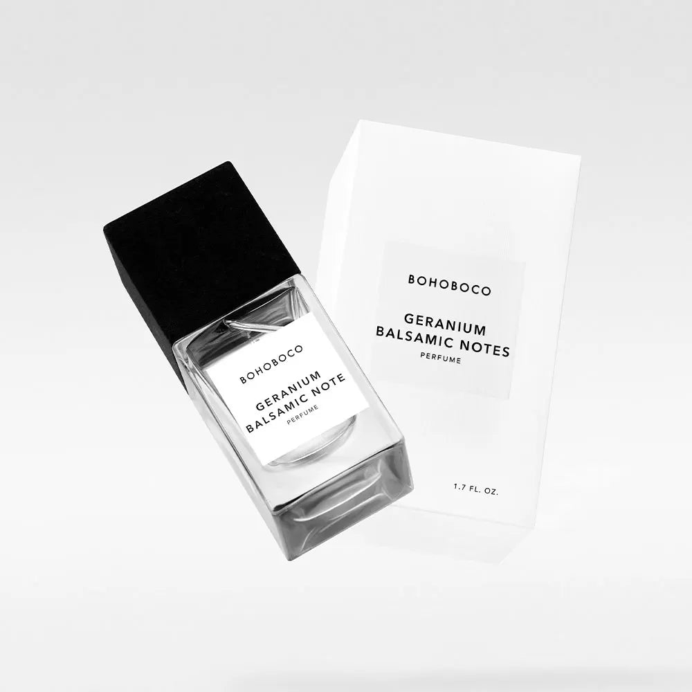 GERANIUM BALSAMIC NOTE EXTRAIT DE PARFUM BOHOBOCO