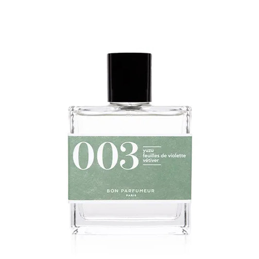 003 YUZU, VIOLET LEAVES, VETIVER BON PARFUMEUR