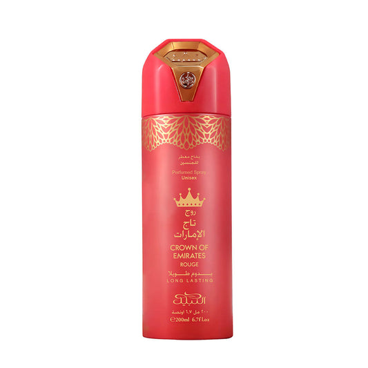 CROWN OF EMIRATES ROUGE BODY SPRAY NABEEL